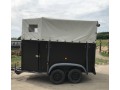 Szczegóły : Przyczepa dwukonna DMC 1500kg/ przyczepa do przewozu koni